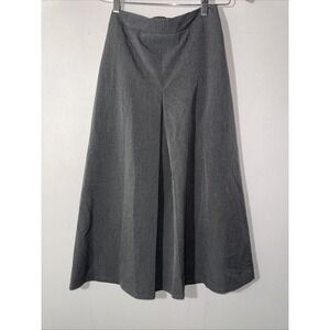 Melloday Women's Pull On A-line Midi Skirt Grey Pockets‎ Casual Size XS